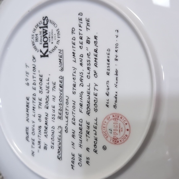 Norman Rockwell Vintage Collectors Plates Rediscovered Women Collection set of 5 - Picture 7 of 11